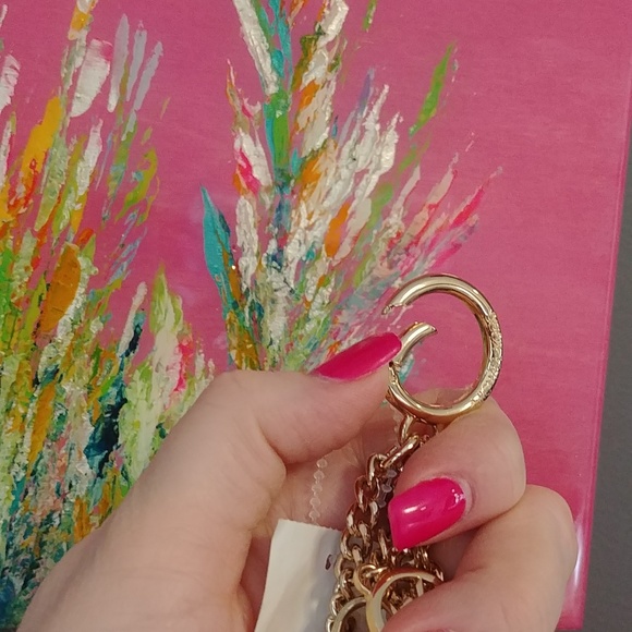 NWT Micheal Kors XL Bag Charm Leather Tassel - Picture 7 of 8